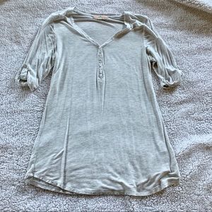 Pink Republic Cozy Grey Tee